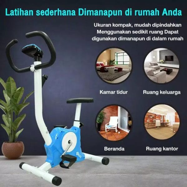 Sepeda Statis Exercise Mini Bike Belt Fitnes TL-8215 - Image 6