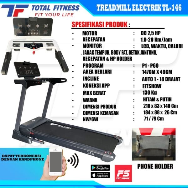 Treadmill Elektrik TL-146 - Image 5