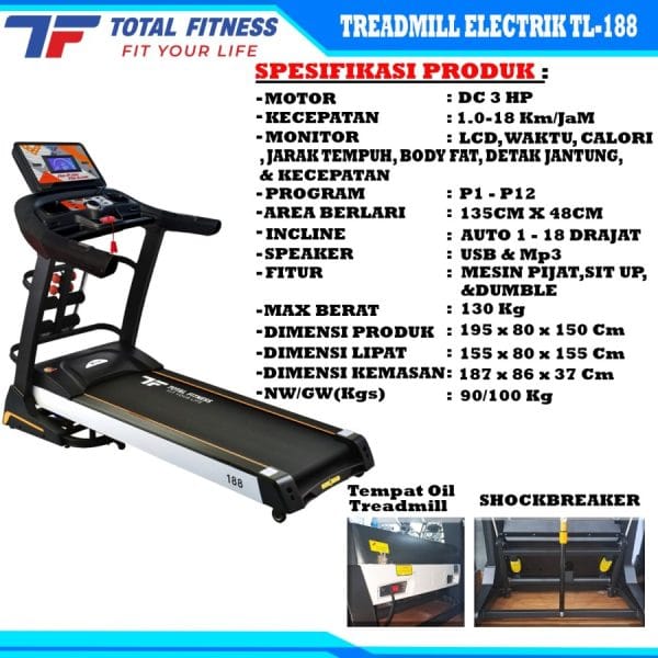 Treadmill Elektrik TL-188