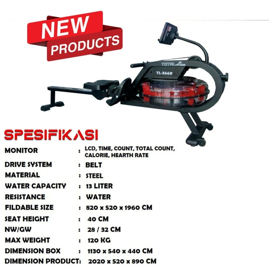 Water Rower TL-366 R New Product