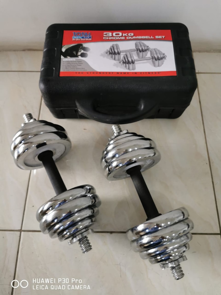 Dumble Sett Chrome 30kg - Image 3