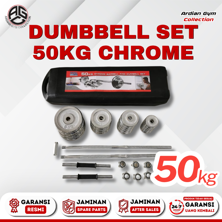 Dumble Chrome 50Kg 2 in 1
