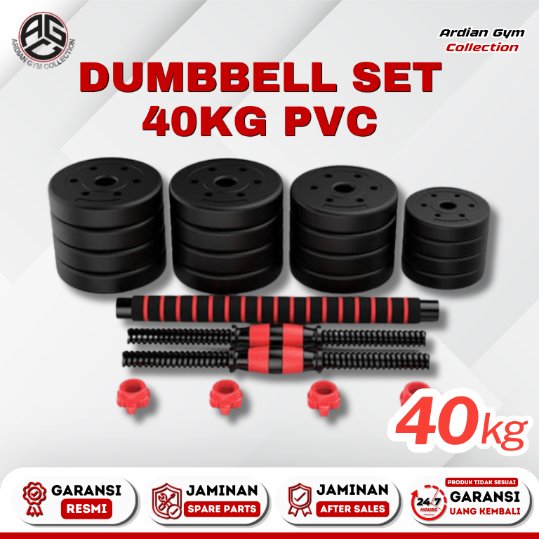 Dumble Sett 40kg PVC