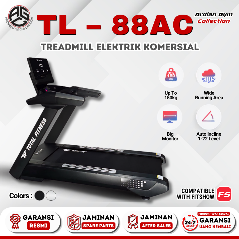 Treadmill Komersil TL-88 AC Power