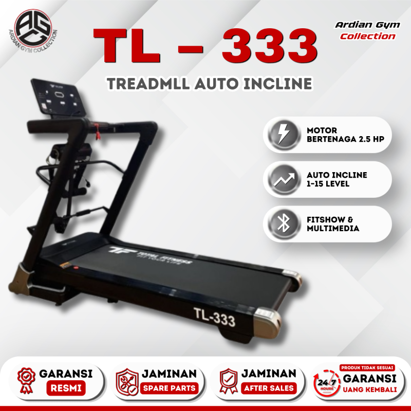 TREADMILL ELEKTRIK AUTO INCLINE TL - 333
