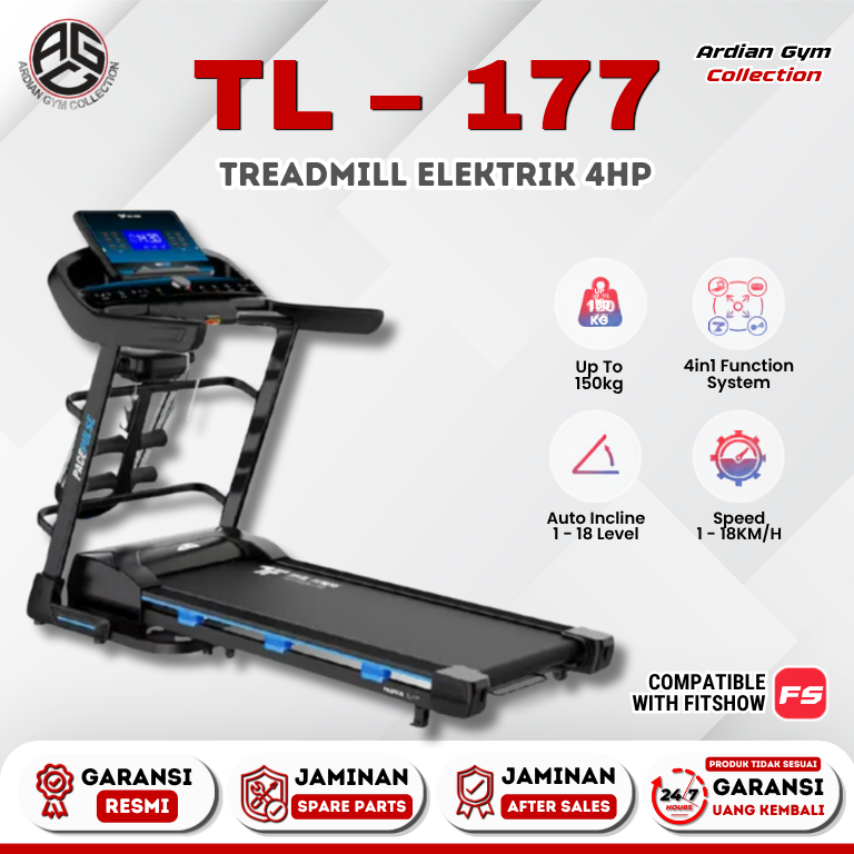 TREADMILL AUTO INCLINE TL - 177