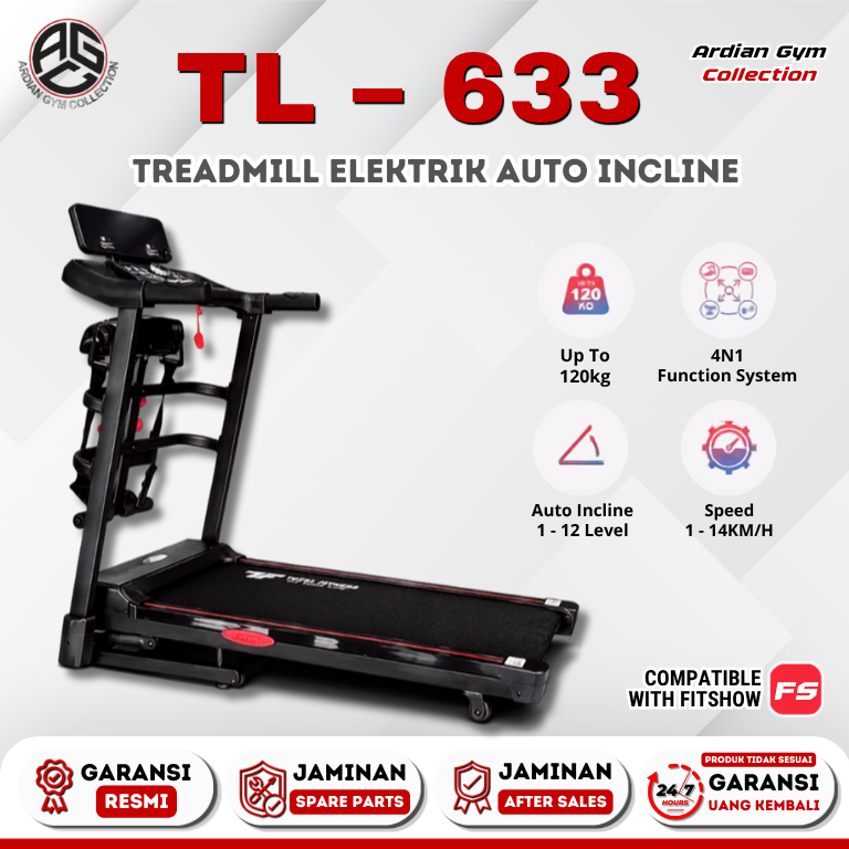 TREADMILL TL - 633 MULTIFUNGSI