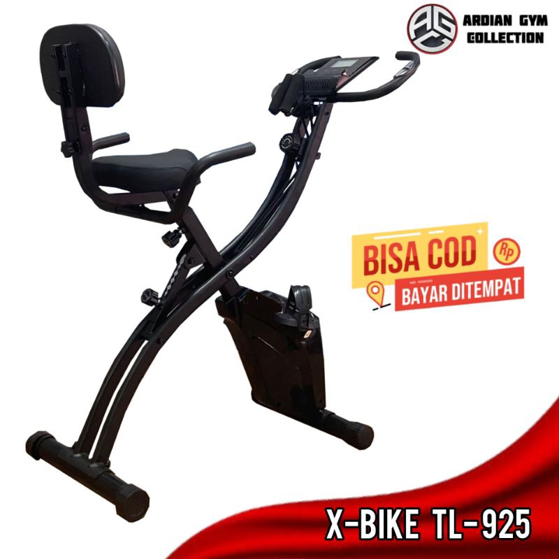 Sepeda statis magnetik lipat x-bike TL-925 Total Fitness