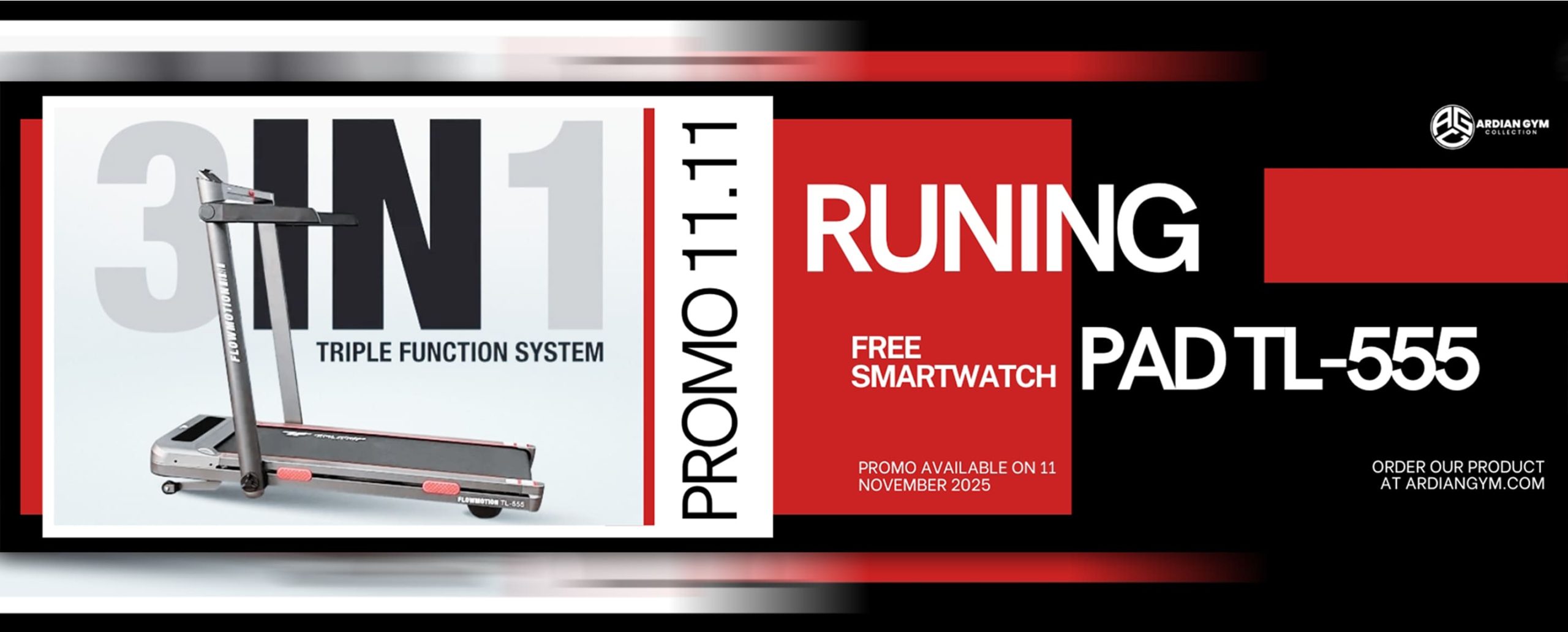 promo 11 11 - Runing PAD TL-555