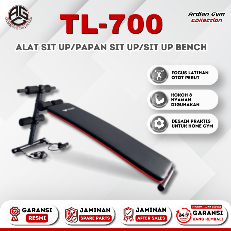 Alat Sit Up/Papan Sit Up/Sit Up Bench TL-700