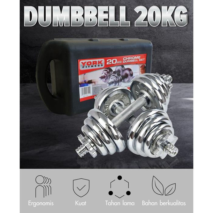 Dumbel sett 20Kg - Image 2