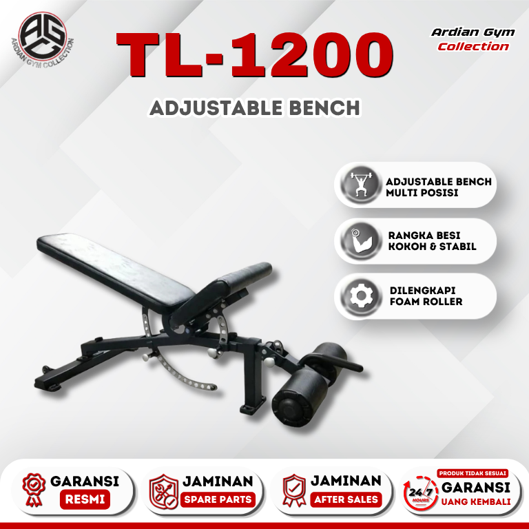 Adjustable Bench TL 1200 - Total Fitness