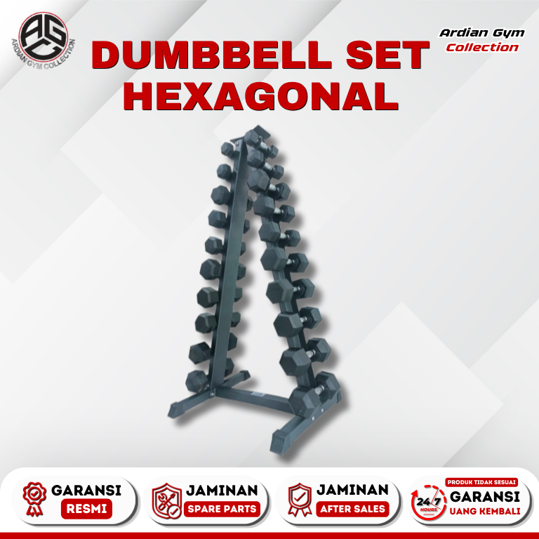Dumbel Set Hexagonal
