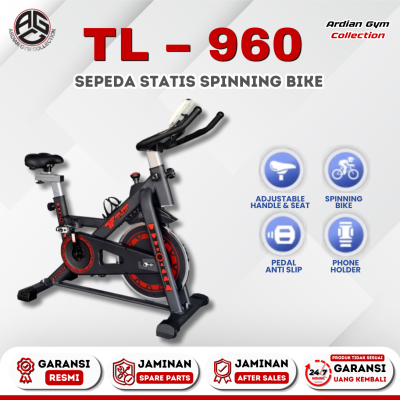 Spinning Bike Sepeda Olahraga Total Fitness Indoor TL 960
