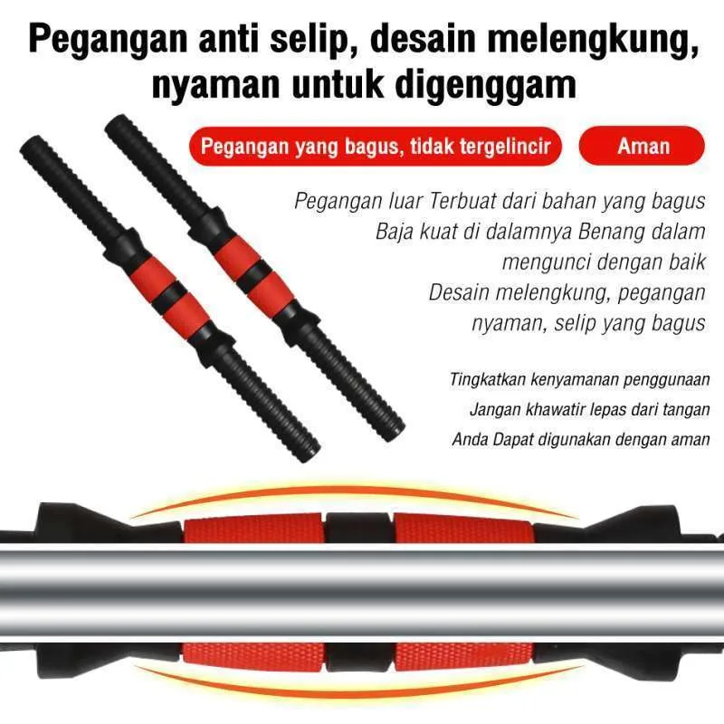 Dumbbell PVC Twin Pack Dumbbell pair weight lifting 10 kg - Image 3