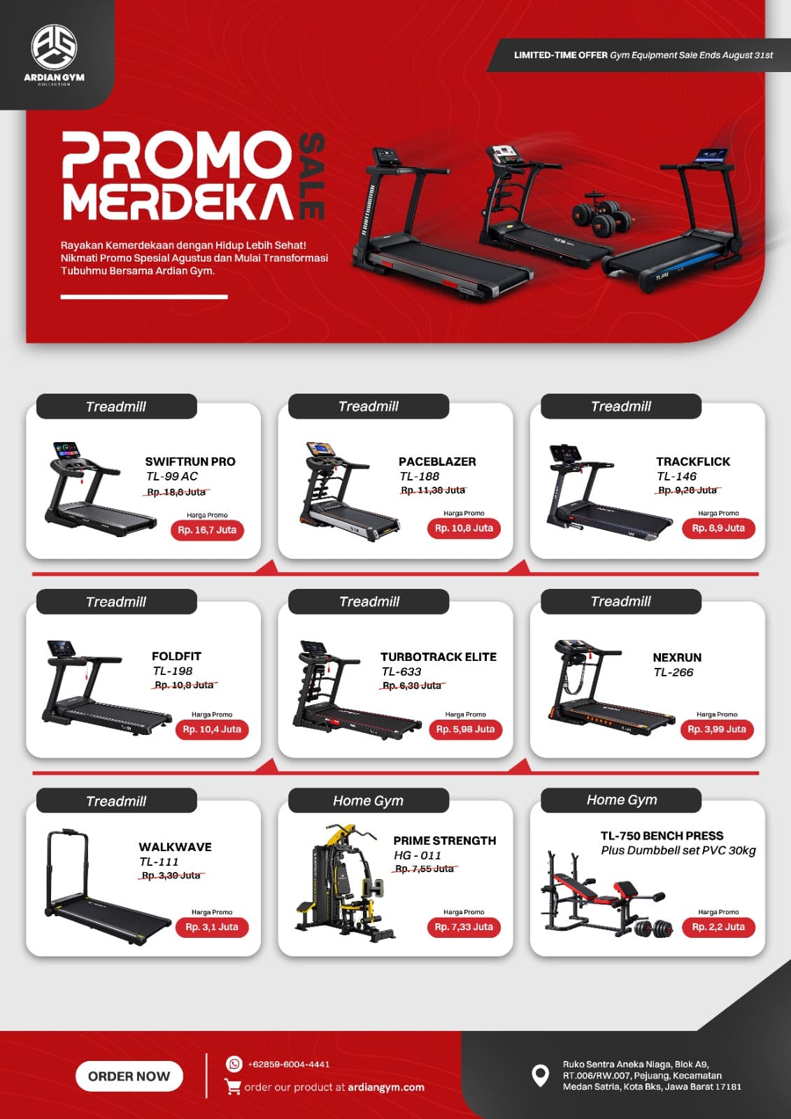 promo merdeka ardian gym